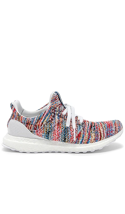 Adidas By Missoni Ultraboost Clima Sneaker In White & Cyan & Active Red