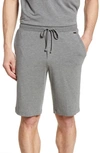 Hanro Casual Drawstring Shorts In Gray Pattern