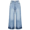 DL Hepburn blue wide-leg denim jeans