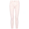 CURRENT ELLIOTT THE HIGH WAIST STILETTO LEOPARD-PRINT JEANS