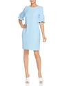 Karl Lagerfeld Ruffle Sleeve Dress In Periwinkle