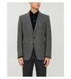 TOM FORD CHECKED O’CONNOR-FIT STRETCH-WOOL AND CASHMERE-BLEND BLAZER