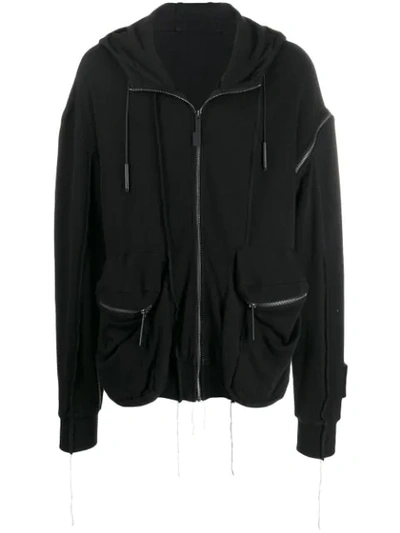 A-cold-wall* Seam Pocket Hoodie In Black