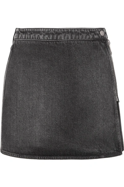 Givenchy Denim Mini Skirt In Black