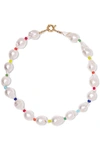ELIOU ASTI PEARL AND BEAD NECKLACE