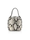 ALEXANDER WANG Halo Snakeskin-Embossed Leather Top Handle Bag