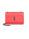 SAINT LAURENT Small Kate Neon Leather Shoulder Bag