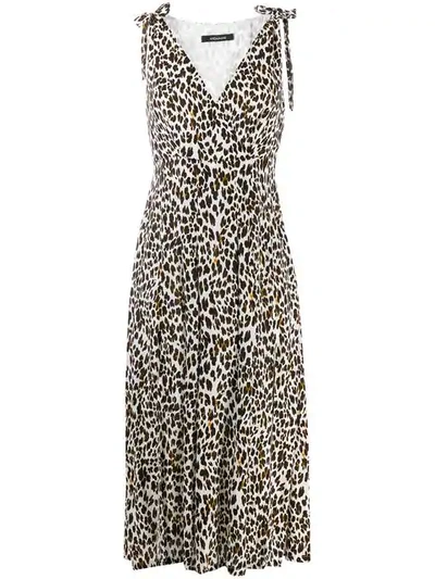 Andamane Leopard Print Dress - 大地色 In Neutrals