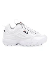 Fila White Polyester Sneaker In White