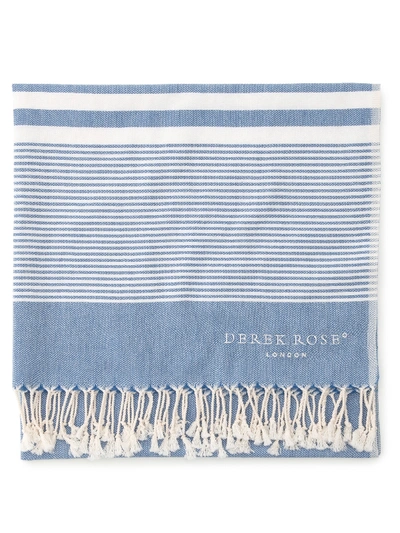 Derek Rose Hammam Towel Karinna Cotton Royal