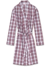 DEREK ROSE DEREK ROSE WOMEN'S ROBE RANGA 34 BRUSHED COTTON CHECK MULTI,1195-RANG034MUL