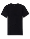 DEREK ROSE DEREK ROSE MEN'S UNDERWEAR T-SHIRT ALEX MICRO MODAL STRETCH BLACK,8007-ALEX001BLA