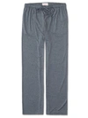 Derek Rose Men's Lounge Pant In Charcoal In Black
