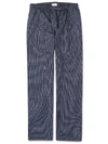 Derek Rose Braemar Checked Lounge Trousers In Navy