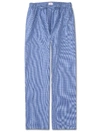 DEREK ROSE DEREK ROSE MEN'S LOUNGE TROUSERS FELSTED 3 COTTON CHECK BLUE,3564-FELS003BLU