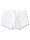 DEREK ROSE DEREK ROSE MEN'S BOXER BRIEFS JACK PIMA COTTON STRETCH WHITE,8565-JACK001WHI