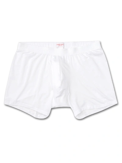 Derek Rose Men's Hipster Trunk In White