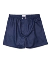 DEREK ROSE DEREK ROSE MEN'S CLASSIC FIT BOXERS LOMBARD 6 COTTON JACQUARD NAVY,6000-LOMB006NAV