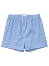 Derek Rose Gingham Cotton Boxer Shorts In Blue