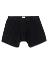 Derek Rose Alex Stretch Jersey Trunk Boxer Briefs (longer Leg) In Black