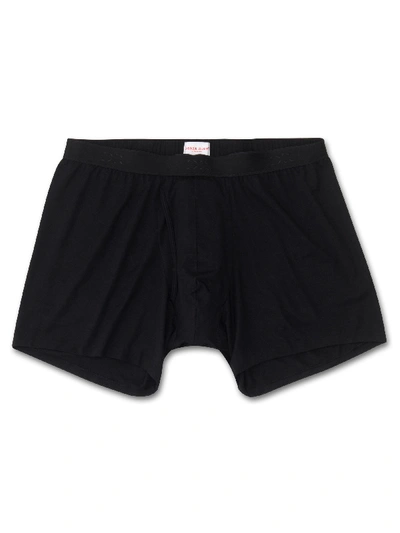 DEREK ROSE DEREK ROSE MEN'S TRUNKS ALEX MICRO MODAL STRETCH BLACK,8547-ALEX001BLA