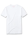 DEREK ROSE DEREK ROSE MEN'S T-SHIRT BASEL MICRO MODAL STRETCH WHITE,3048-BASE001WHI