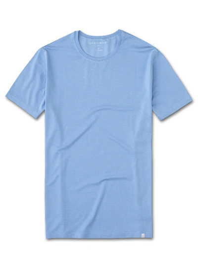 Derek Rose Men's Short Sleeve T-shirt Basel Micro Modal Stretch French