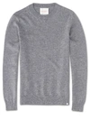 DEREK ROSE DEREK ROSE MEN'S CASHMERE jumper FINLEY PURE CASHMERE SILVER,3153-FINL001SIL