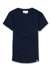 DEREK ROSE DEREK ROSE WOMEN'S LEISURE T-SHIRT CARLA MICRO MODAL STRETCH MIDNIGHT,1225-CARL001MID