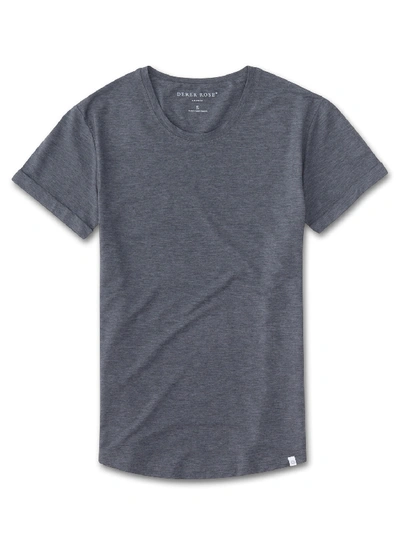 Derek Rose Women's Leisure T-shirt Ethan 2 Micro Modal Stretch Charcoal