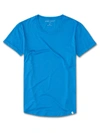 DEREK ROSE DEREK ROSE WOMEN'S LEISURE T-SHIRT CARLA 3 MICRO MODAL STRETCH BLUE,1225-CARL003BLU