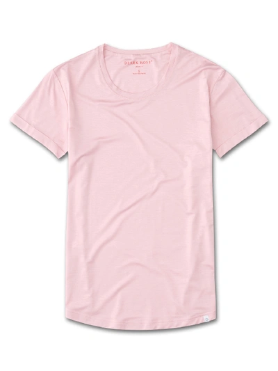Derek Rose Women's Leisure T-shirt Carla 3 Micro Modal Stretch Pink
