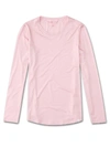 DEREK ROSE DEREK ROSE WOMEN'S LONG SLEEVE T-SHIRT CARLA 3 MICRO MODAL STRETCH PINK,1231-CARL003PIN