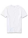 DEREK ROSE DEREK ROSE MEN'S T-SHIRT RILEY PIMA COTTON WHITE,3052-RILE001WHI