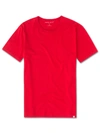 DEREK ROSE DEREK ROSE MEN'S SHORT SLEEVE T-SHIRT RILEY 2 PIMA COTTON RED,3052-RILE002RED