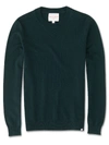 DEREK ROSE DEREK ROSE MEN'S CASHMERE SWEATER FINLEY PURE CASHMERE GREEN,3153-FINL001GRE