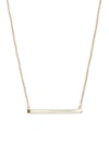 KENDRA SCOTT KELSEY BAR NECKLACE,N1222BSV