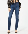 7 For All Mankind Slim-fit Straight-leg Jeans In Classic Medium Blue