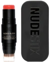 Nudestix Nudies Cream Blush Stick Poppy Girl 0.25 oz/ 7.0 G In Poppy Girl By Mary Phillips - Vivid Glowing Coral