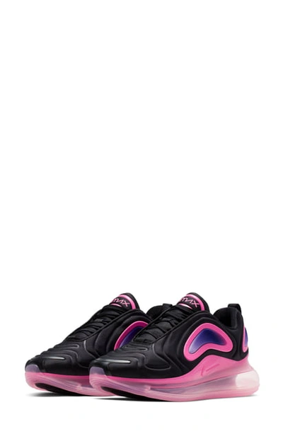 Nike Air Max 720 Sneakers In Black/ Black/ Pink/ Purple | ModeSens