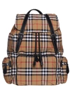 BURBERRY CHECKED BACKPACK,10942470