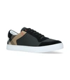 BURBERRY LEATHER CHECK trainers,14858452