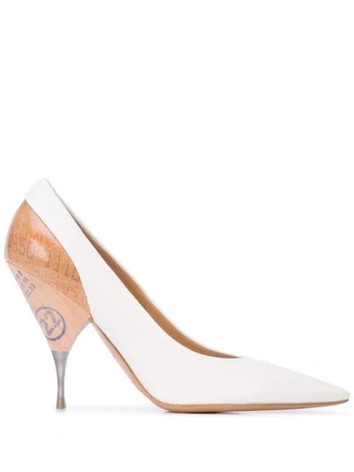 Maison Margiela Pointed Toe Pumps - 白色 In White