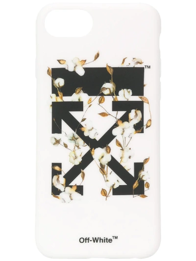 Off-white Cotton Flower Iphone 8 Case