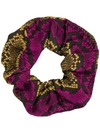 ANDAMANE SNAKESKIN SCRUNCHIE