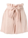 Mumofsix # High Ruffled Shorts - Pink