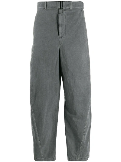 Lemaire Wide Leg Trousers - 灰色 In Grey