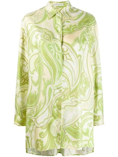 Etro Paisley Print Shirt - 绿色 In Green