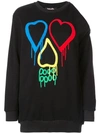 Haculla Cut Out Sweatshirt In Black