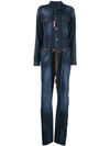 DSQUARED2 BOXY FIT STONEWASHED JUMPSUIT